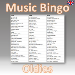 Looking for a fun and nostalgic way to spend an evening with friends and family? Look no further than Oldies Music Bingo! Featuring 90 classic songs from the early days of rock and roll, including hits from the 50s, 60s, and 70s, this music bingo game is the perfect way to relive the golden era of music.