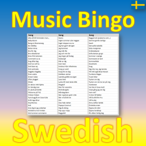 Looking for a fun and unique way to discover new music? Look no further than "Swedish Music Bingo"! With 90 songs exclusively from Swedish artists, you'll be sure to enjoy the sounds of this beautiful country.