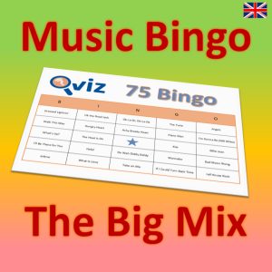 Introducing “The Big Mix Music Bingo” – a music bingo game that’s perfect for any occasion! With 90 different songs from both old and new genres, this game is sure to keep everyone entertained.
