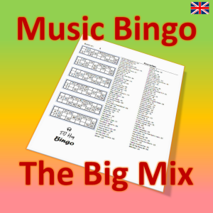 Introducing “The Big Mix Music Bingo” – a music bingo game that’s perfect for any occasion! With 90 different songs from both old and new genres, this game is sure to keep everyone entertained.