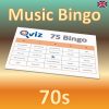 Get ready to boogie down with “70s Music Bingo”! This game is the perfect way to relive the unforgettable songs of the era.