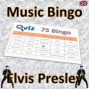Get all shook up with our “Elvis Presley Music Bingo” game! Featuring 75 classic songs from the King of Rock and Roll himself, this music bingo game is the perfect addition to any party or event.