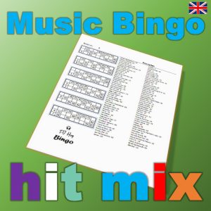 Get ready to dance and sing along to the biggest chart hits of the last years with our “Hit Mix Music Bingo”! With 75 of the catchiest and most popular songs around, this game is perfect for any party or gathering.