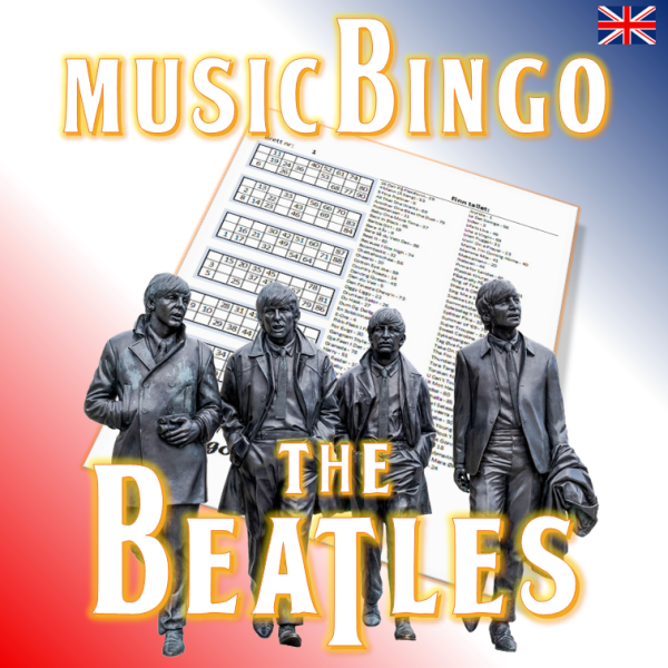 Introducing “The Beatles Music Bingo” – a unique way to experience the timeless classics of the legendary band! With 75 handpicked songs, this bingo game is perfect for fans and music enthusiasts alike.