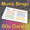 Get ready to dance the night away with our 90s Dance Music Bingo! Featuring 30 of the best dance hits from the 1990s, our game will have you and your friends moving and grooving all night long.