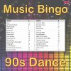 Get ready to dance the night away with our 90s Dance Music Bingo! Featuring 30 of the best dance hits from the 1990s, our game will have you and your friends moving and grooving all night long.
