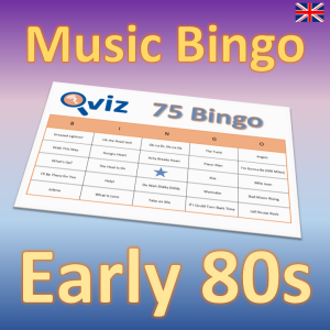 Are you ready to go back in time? Play our Early 80s Music Bingo and relive the golden era of pop, rock, and new wave. With 30 hits from the years 1980 to 1982, including classics from artists like Michael Jackson, David Bowie, and Duran Duran, you’ll have a blast guessing which song is next.