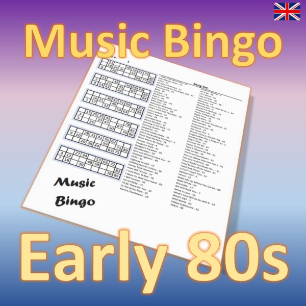 Are you ready to go back in time? Play our Early 80s Music Bingo and relive the golden era of pop, rock, and new wave. With 30 hits from the years 1980 to 1982, including classics from artists like Michael Jackson, David Bowie, and Duran Duran, you’ll have a blast guessing which song is next.