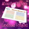 Looking for a fun and exciting way to spend your next ladies night? Look no further than Ladies Night Music Bingo! This music bingo game includes 30 hit songs from some of the greatest female artists of all time.