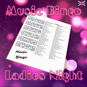 Looking for a fun and exciting way to spend your next ladies night? Look no further than Ladies Night Music Bingo! This music bingo game includes 30 hit songs from some of the greatest female artists of all time.