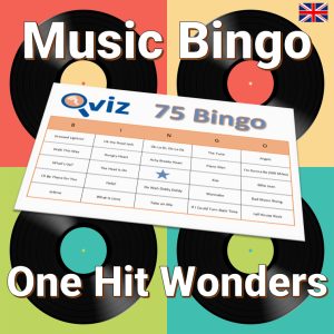 Introducing “One Hit Wonders Music Bingo” – the ultimate music game for those who love to reminisce and discover forgotten gems! This music bingo features 30 one-hit wonders from various genres and decades. From catchy tunes that ruled the airwaves for a brief moment to lesser-known tracks that deserve a second chance, this bingo game has it all.
