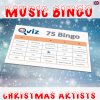 Get into the holiday spirit with our Music Bingo game featuring 30 Christmas songs from 30 different artists! Our product includes a PDF file with 100 unique bingo boards and a songlist, as well as a Spotify playlist featuring all the songs from the game. With our Music Bingo game, you can enjoy the festive tunes while also having a great time with family and friends.