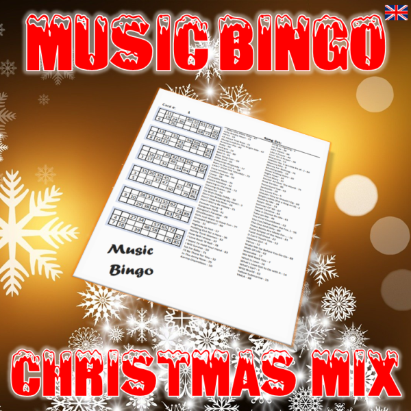 Get ready to rock around the Christmas tree with our “Christmas Mix Music Bingo” game! Featuring 30 classic Christmas songs from legendary artists like Andy Williams, Frank Sinatra, Michael Bublé, Bruce Springsteen, and many more, our Music Bingo game is the perfect way to add some festive fun to your holiday season.