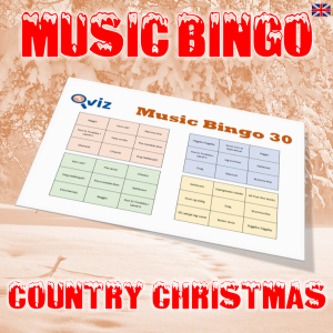 Get into the holiday spirit with our “Country Christmas Music Bingo” game! Featuring 30 festive country songs from artists like Alan Jackson, Blake Shelton, Taylor Swift and many more.