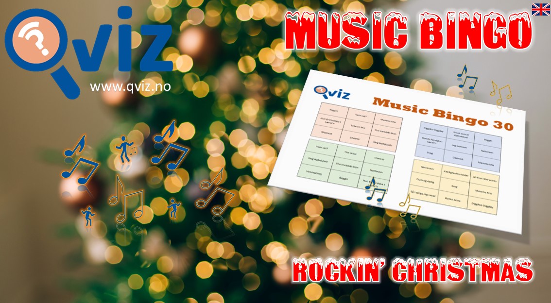 Rockin' Christmas - Music Bingo 30 - Qviz Musicbingos