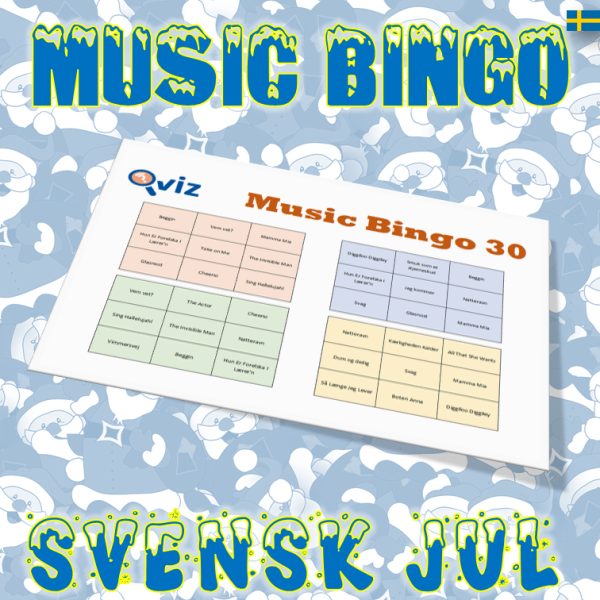 Looking for a fun way to celebrate the holidays with your friends and family? Look no further than our Swedish Christmas Music Bingo! Featuring 30 beloved Christmas songs by Swedish artists, this bingo game is perfect for getting into the festive spirit.