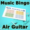 Introducing “Air Guitar Bingo” – the ultimate game for music lovers who want to rock out with their imaginary guitar!