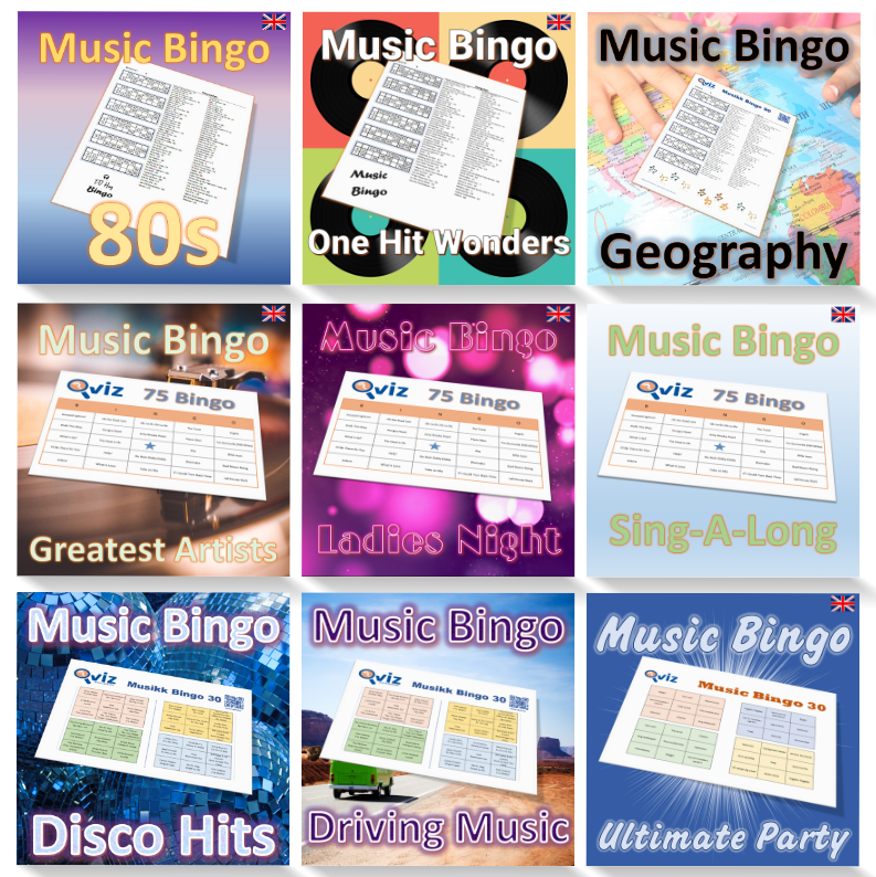 some of the bingos available