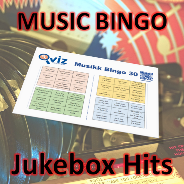 Introducing "Jukebox Hits Music Bingo" - a fun-filled game that will take you back to the good old days of rock and roll. With 30 classic hits from the 50s and 60s, you'll be tapping your feet and singing along in no time.