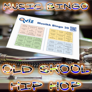 Introducing “Old Skool Hip Hop Bingo” – the ultimate game for music lovers who enjoy the beats and rhymes of classic hip hop.