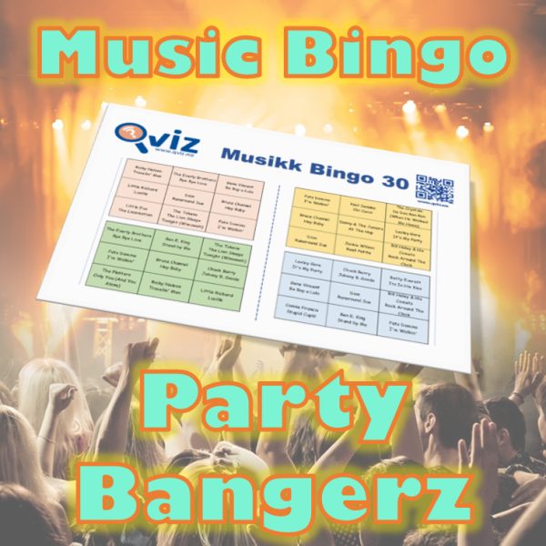 Get ready to turn up the volume and dance the night away with our Party Bangerz Music Bingo! With 30 tracks of the hottest party bangers, this bingo game is the perfect addition to any celebration. From classic hits to current chart-toppers, you'll be singing and dancing along all night long.