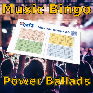 Introducing “Slow Dance Bingo” – the ultimate game for music lovers who enjoy the romantic and emotional vibes of power ballads.