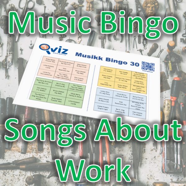 Introducing “Songs about Work Music Bingo” – the ultimate game for music lovers who know the value of hard work and want to celebrate it with some catchy tunes.