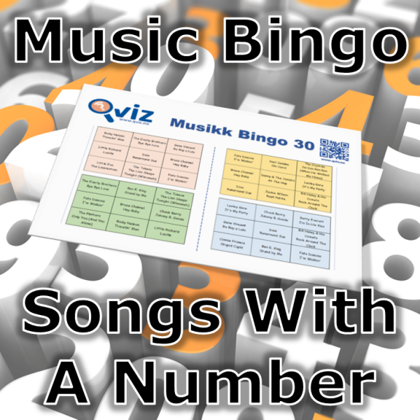 Introducing “Songs with a Number Music Bingo” – the ultimate game for music lovers who want to count their way through some classic tunes.