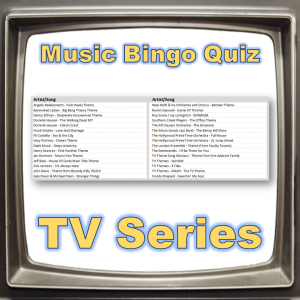 Looking for a fun and engaging party game that combines music and TV series? Look no further than our "Music & TV Series Music Bingo Quiz"! With 30 TV-series inspired songs, this music bingo quiz will challenge your knowledge of popular TV series while you try to match the songs to your bingo board.