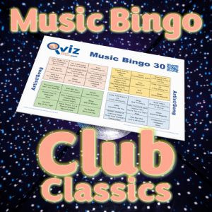 Get ready to dance the night away with our music bingo game - "Club Classics"! Features the most iconic and timeless hits from discos and clubs of the past.