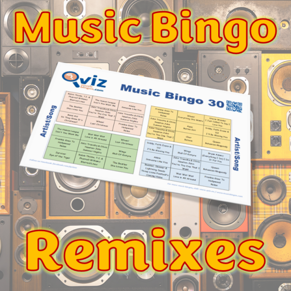 Remixes Music Bingo, the exciting new way to enjoy your favorite tunes! Our playlist is packed with top remixes of popular songs.