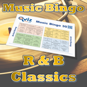 R&B classics from the past decades! Play the RnB Classics Music Bingo! Playlist packed with hits, and you'll be tapping your feet and humming along!