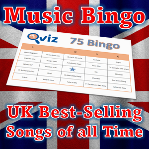 Featuring 75 of the most iconic songs in UK music history, our music bingo game is a perfect way to relive the greatest hits of all time.