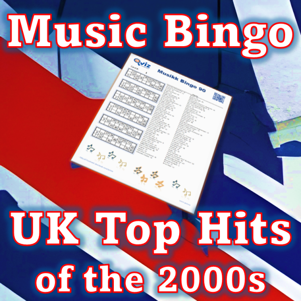 Get ready to relive the greatest era of music with our "UK Top Hits of the 2000s" music bingo game! Featuring 90 of the top 2000s songs in the UK.