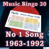 Experience the nostalgia and excitement of our Music Bingo game! With 30 carefully selected songs, each representing the top-selling hit of its year.