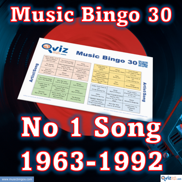 Experience the nostalgia and excitement of our Music Bingo game! With 30 carefully selected songs, each representing the top-selling hit of its year.