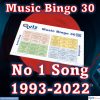 Experience the nostalgia and excitement of our Music Bingo game! With 30 carefully selected songs, each representing the top-selling hit of its year.