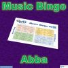 Music bingo with 30 songs by Abba. Test your friends and get to know Abba's songs. PDF file with 100 bingo boards and link to Spotify playlist.