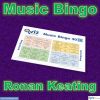 Music bingo with 30 songs by and with Ronan Keating. Test your friends and get to know the artist. PDF file with 100 boards and link to playlist.