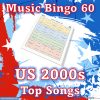 Music bingo with 60 songs from the 2000s that have been at the top of the Billboard list in the USA. PDF file with 100 bingo boards and link to Spotify playlist.