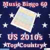 Music bingo with 60 country songs from the 2010s that have been high on the Billboard list in the USA. PDF file with 100 bingo boards and link to Spotify playlist.