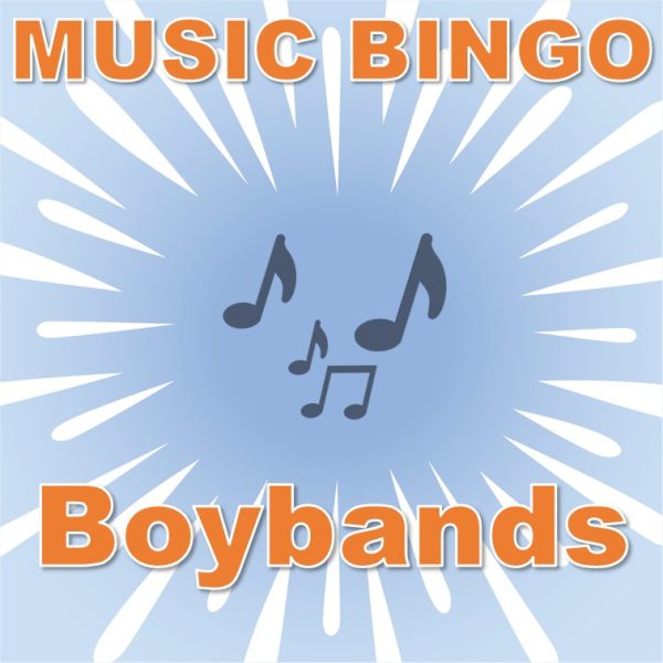 Boybands Music Bingo